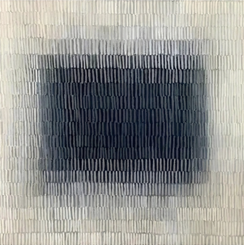 Monochrome Textured Abstract Drawn In - Wall Art by Fir Gallery