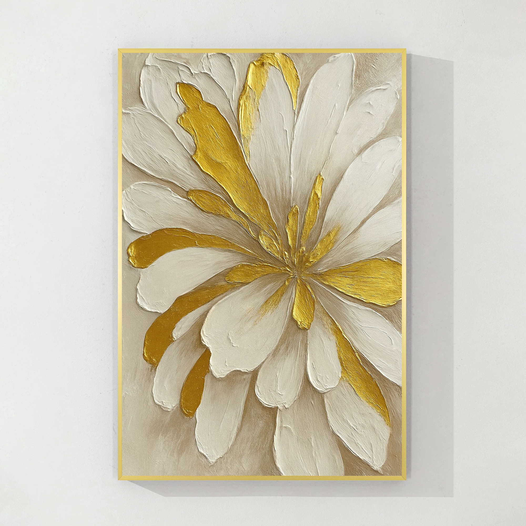 Botanical Floral Gold Morning Bloom - Wall Art by Fir Gallery