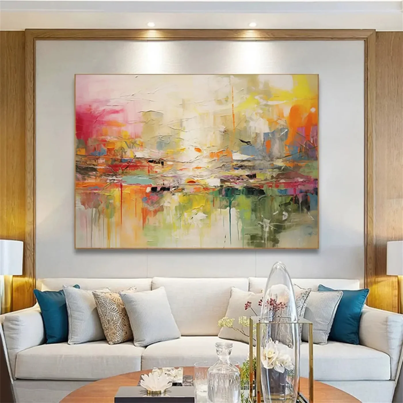 Colorful Abstract Slow Interval - Wall Art by Fir Gallery