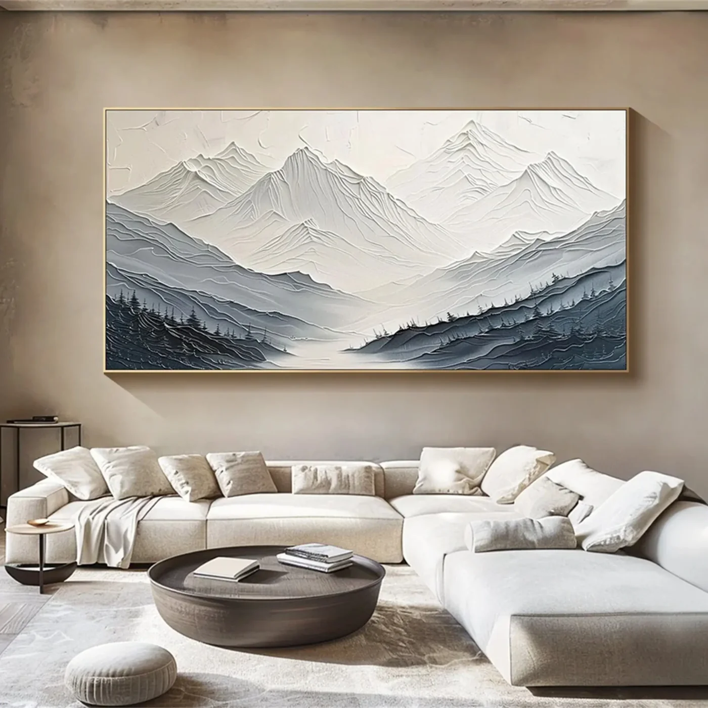 Blue Mountain Landscape Still Distance - Wall Art by Fir Gallery