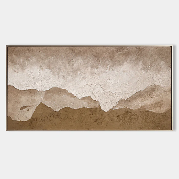 Neutral Abstract Landscape Still Earth - Wall Art by Fir Gallery