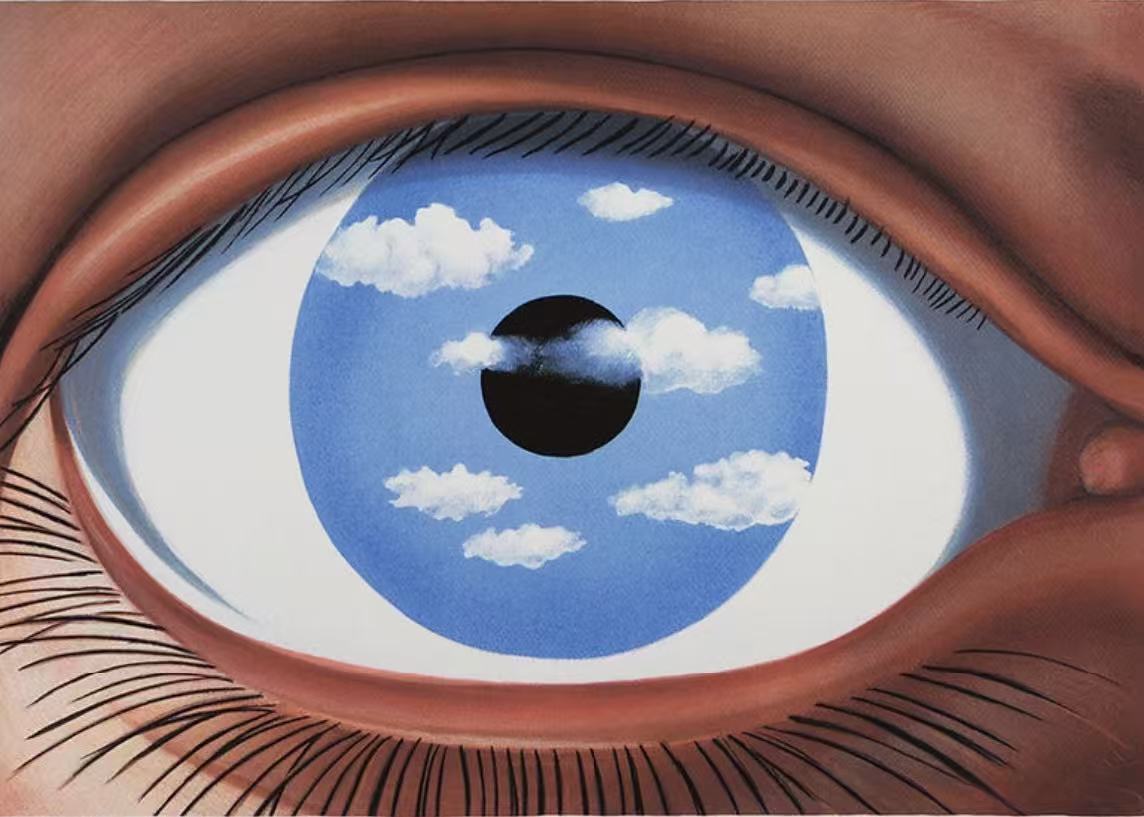 Surreal Eye Sky Mirror - Wall Art by Recca Art