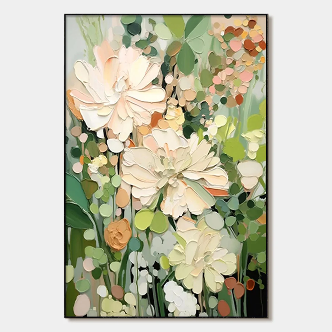 Textured Botanical Bloom Garden