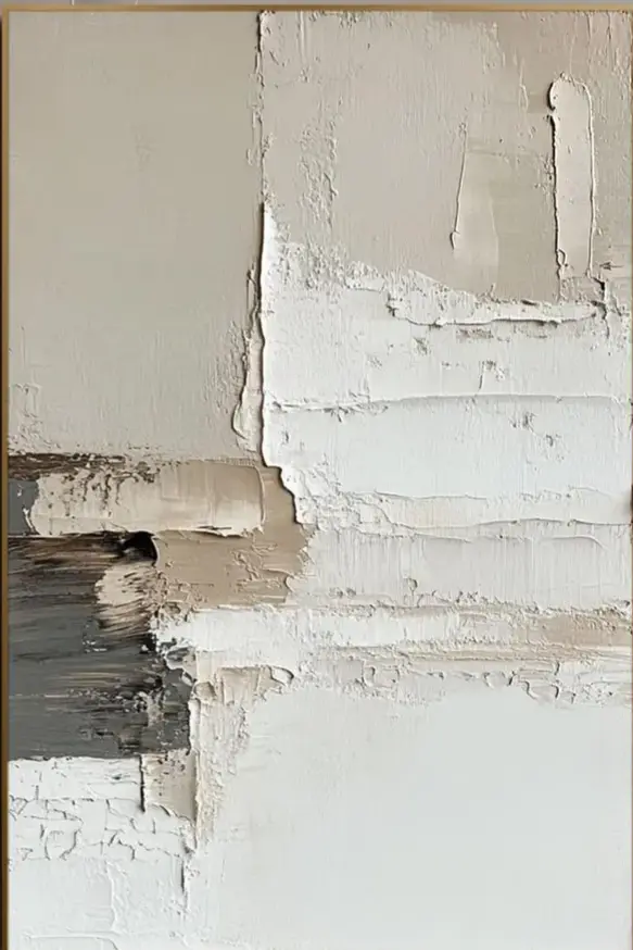Textured Neutral Abstract Quiet Divide