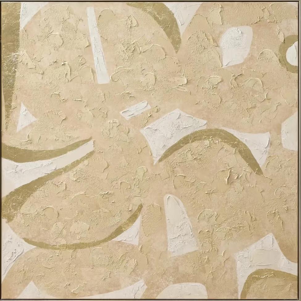Abstract Gold Texture Quiet Drift