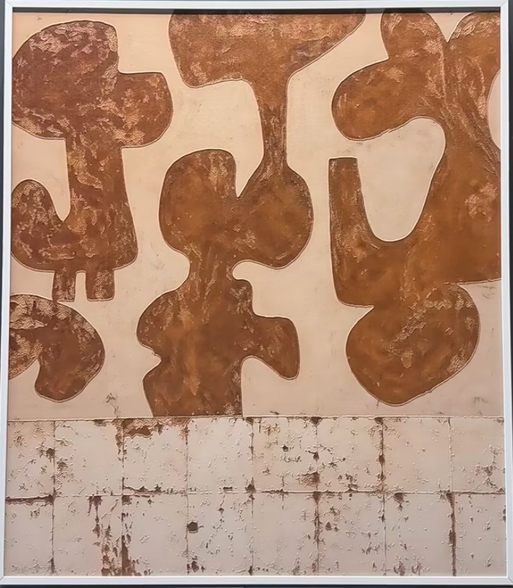 Abstract Rust Copper Formations