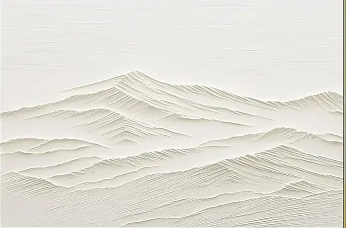 Textured Mountain Landscape Quiet Ridges