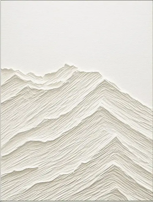 Textured Mountain Ridge Quiet Summit