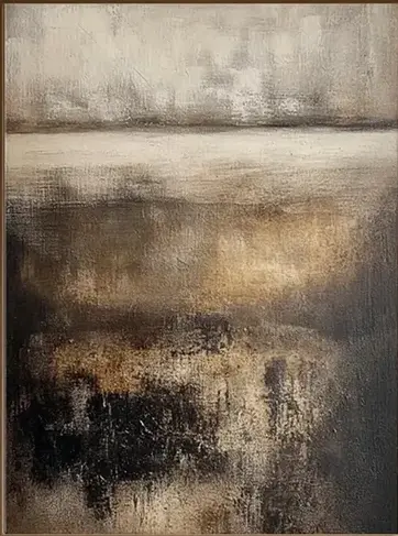 Neutral Abstract Landscape Quiet Horizon