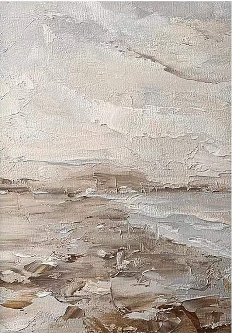 Coastal Shoreline Landscape Quiet Tide