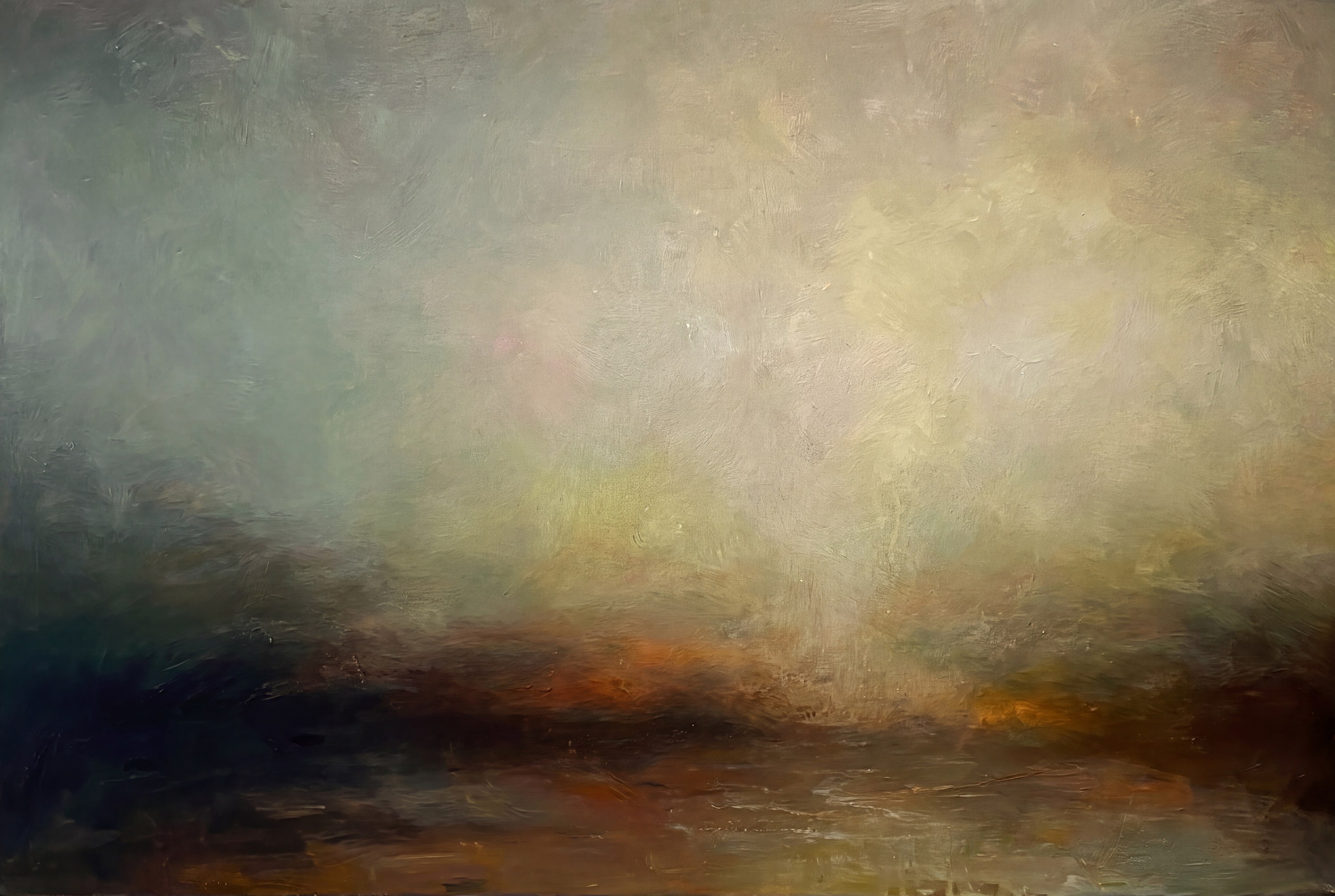 Abstract Hazy Landscape Quiet Horizon