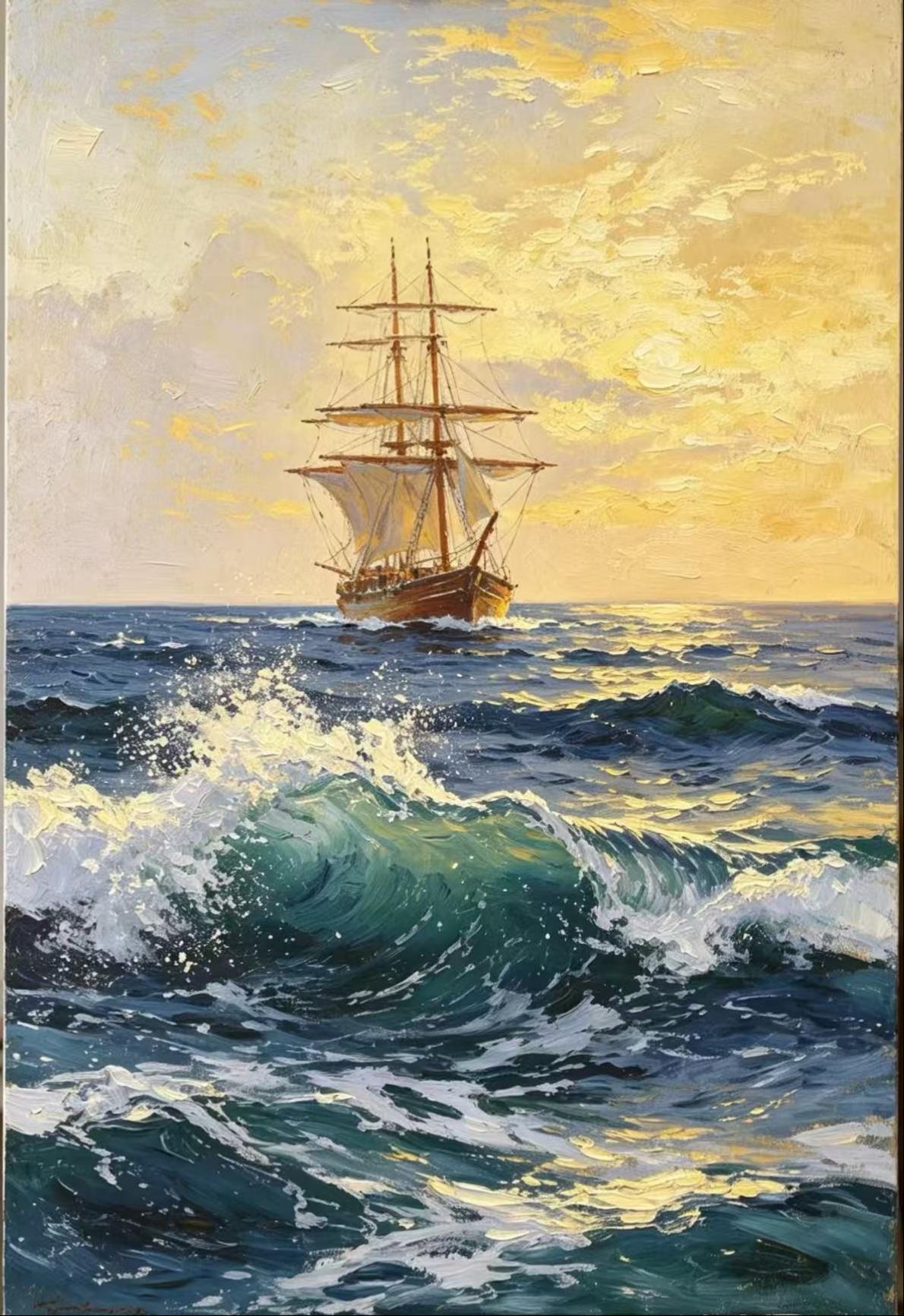 Tall Ship Seascape Voyage
