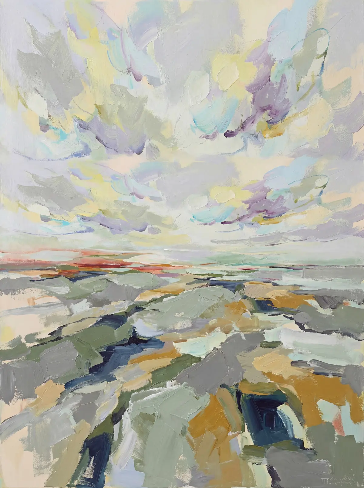 Abstract Landscape Quiet Morning - Wall Art by Fir Gallery ...